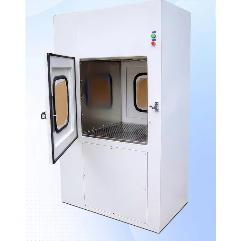 Air Shower Pass-Through Window