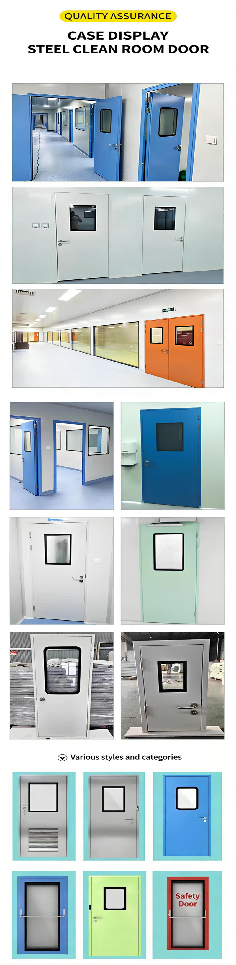 High-Performance Cleanroom Doors