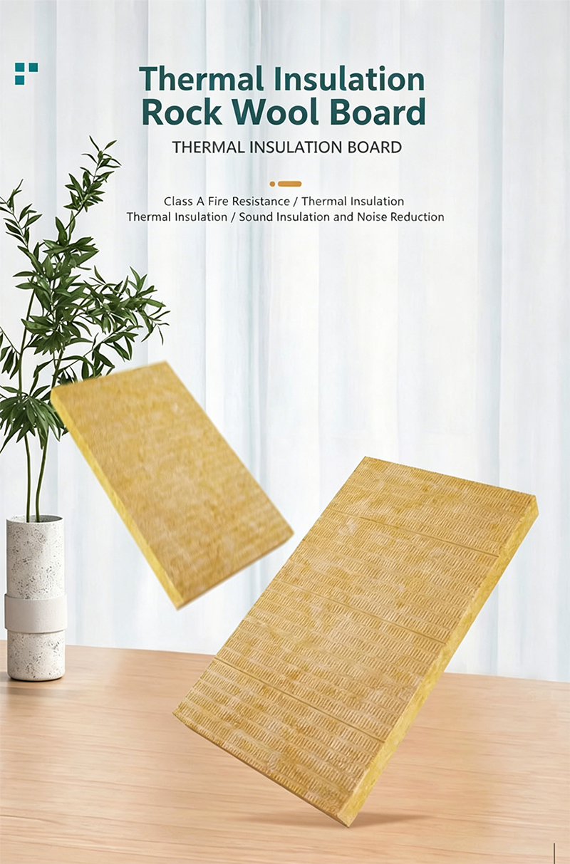 Custom Thermal Insulation Rock Wool Board