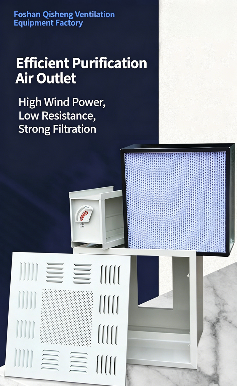 HEPA Filter Cleanroom Supply Air Outlet