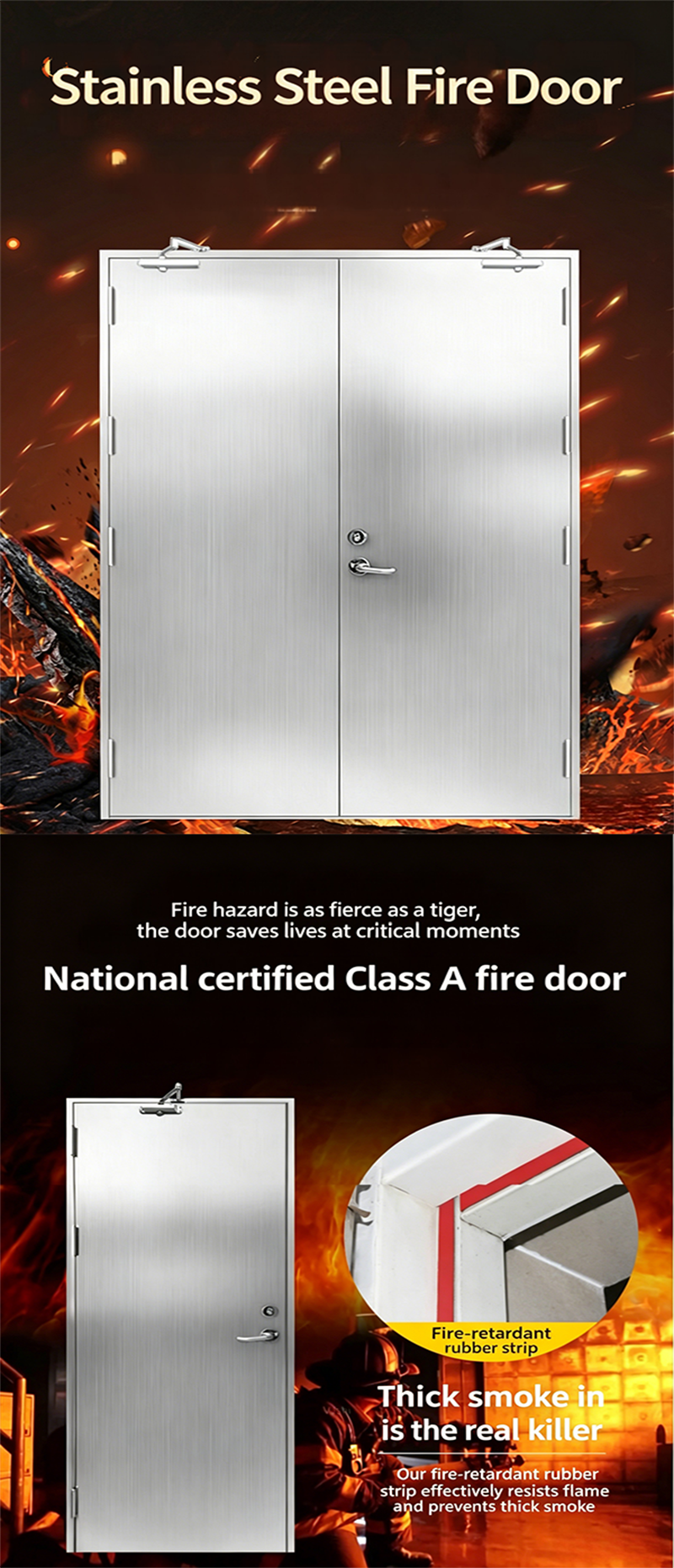 Steel Fire-Rated Cleanroom Door