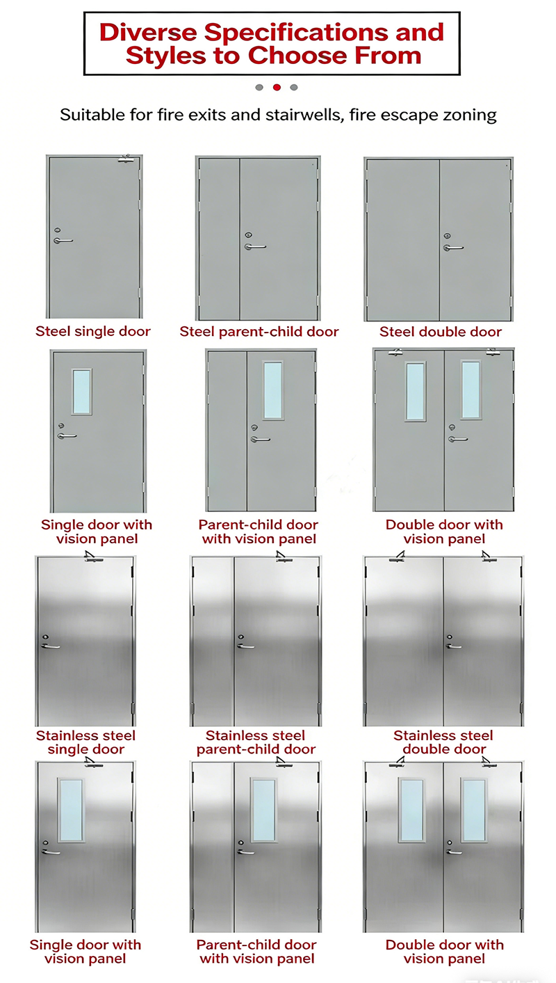 Steel Fire-Rated Cleanroom Door