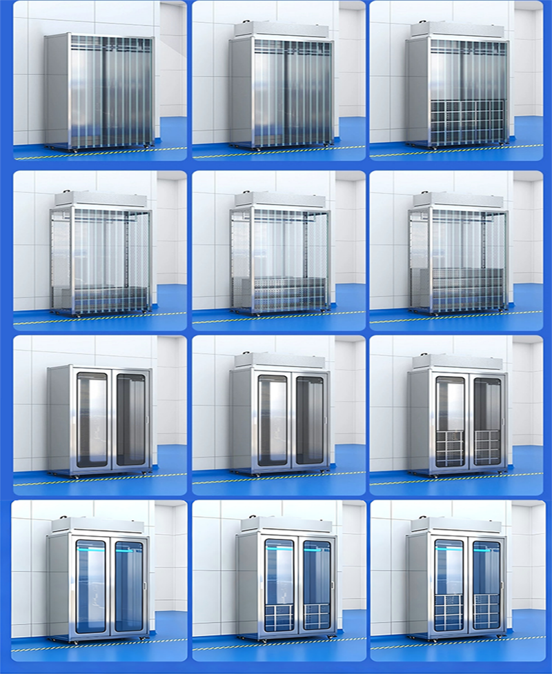 Custom Cleanroom Stainless Steel Wardrobe