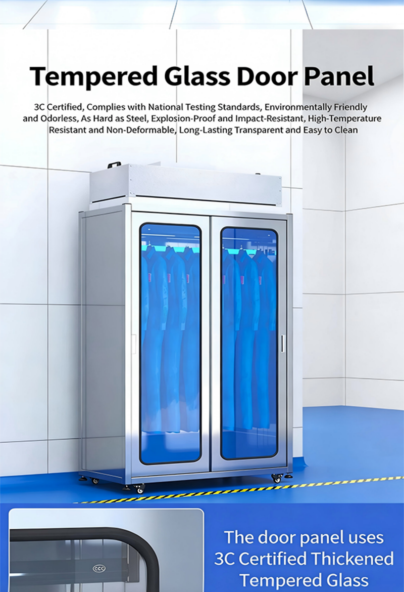 Custom Cleanroom Stainless Steel Wardrobe
